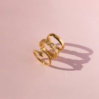 Daphne Baguette Tennis Ring Caris Jewelry