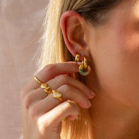 Donna Hoop Earrings Caris Jewelry