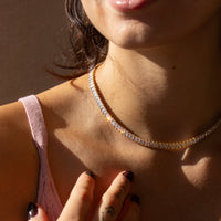 Baguette Tennis Necklace Caris Jewelry