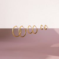 Tiny Classic Clicker Hoop Earrings Caris Jewelry