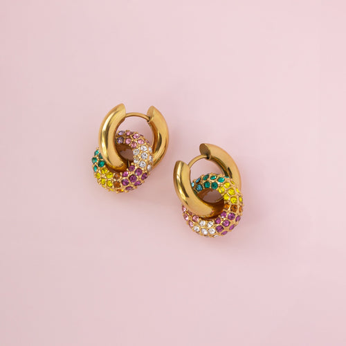 Donna Hoop Earrings Caris Jewelry