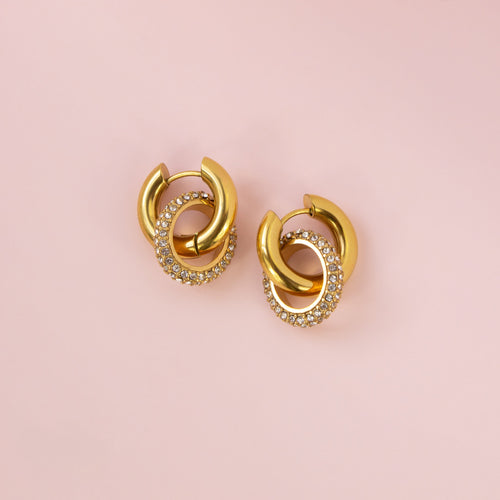 Victoria Hoop Earrings Caris Jewelry