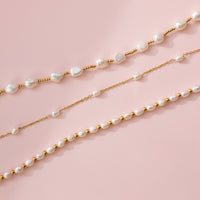 Lulu Pearl Necklace Caris Jewelry