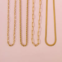 Ophelia Paperclip Chain Necklace Caris Jewelry