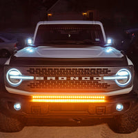 2021+ Ford Bronco Capable Bumper 40in Light Bar - Slim M&R Automotive