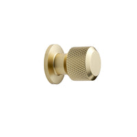 Brushed Gold "Manor" Knurled Cabinet Knobs and Drawer Pulls