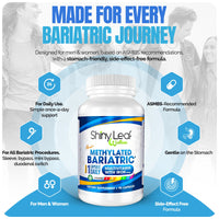Methylated Bariatric Multivitamins with 45mg Iron 1 capsule a day Shiny Leaf
