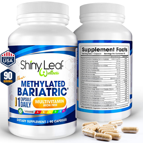 Shiny Leaf Methylated Bariatric Multivitamin Without Iron Shiny Leaf