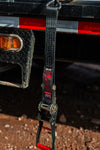 2" x 10' Ratchet Tie-Down (Closed hook) and 2'' x 39'' Axle Tie-Down Set (Pack of 4) (Lifetime Warranty) MOJAB OFFROAD