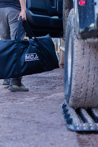 Ultimate Traction recovery board with steel plugs and storage bag MOJAB OFFROAD