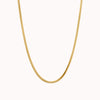 Antonia Herringbone Chain Necklace Caris Jewelry