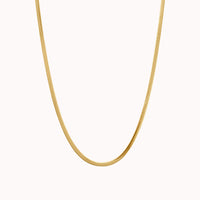 Antonia Herringbone Chain Necklace Caris Jewelry