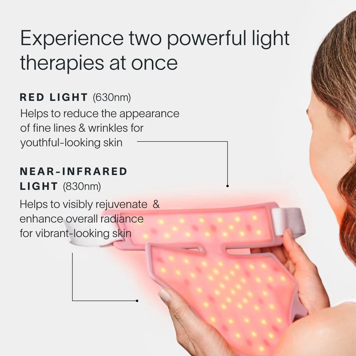 Solawave Solawave Neck & Chest LED Mask w/ LightBoost Cream Kit