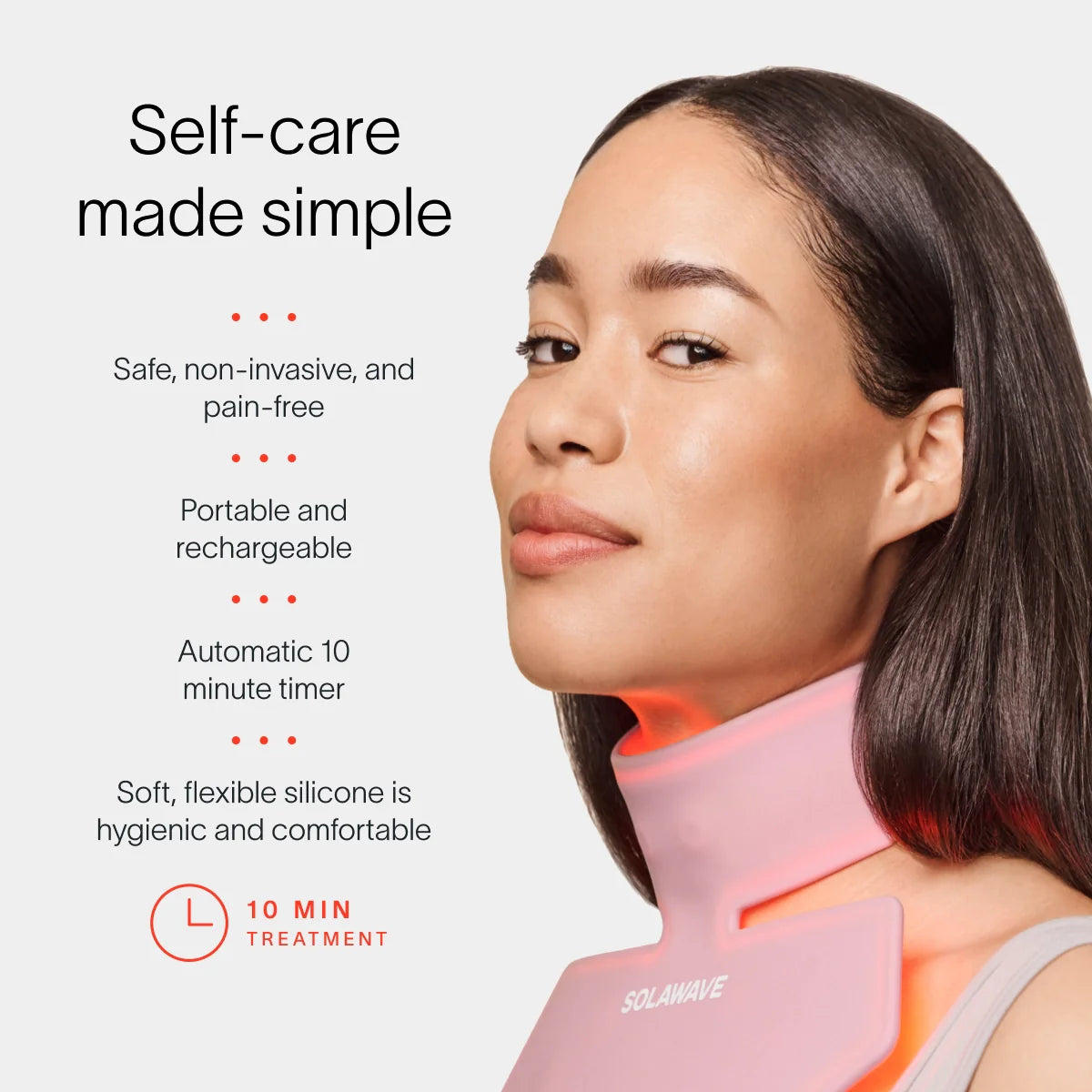 Solawave Solawave Neck & Chest LED Mask w/ LightBoost Cream Kit