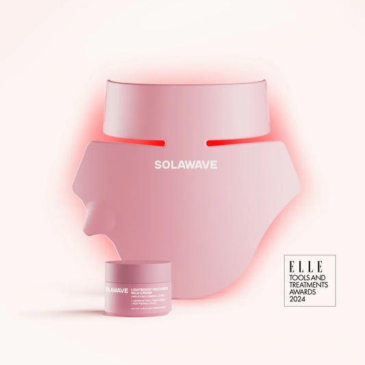 Solawave Solawave Neck & Chest LED Mask w/ LightBoost Cream Kit