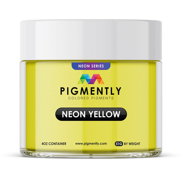 Neon Yellow Epoxy Powder Pigment UltraClear Epoxy
