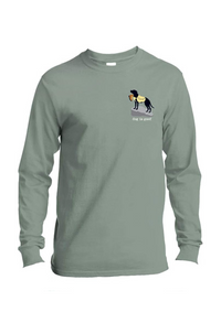 Long Sleeve T-shirt: Never Hike Alone Dog is Good