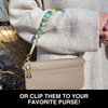 SaveTheGirls SaveTheGirls Clip & Go Beaded Wristlet Nina Collection