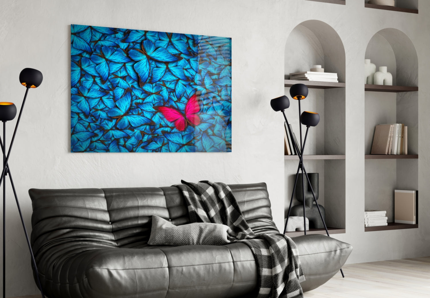 Insigneart USA Insigneart USA Butterfly Glass Wall Art