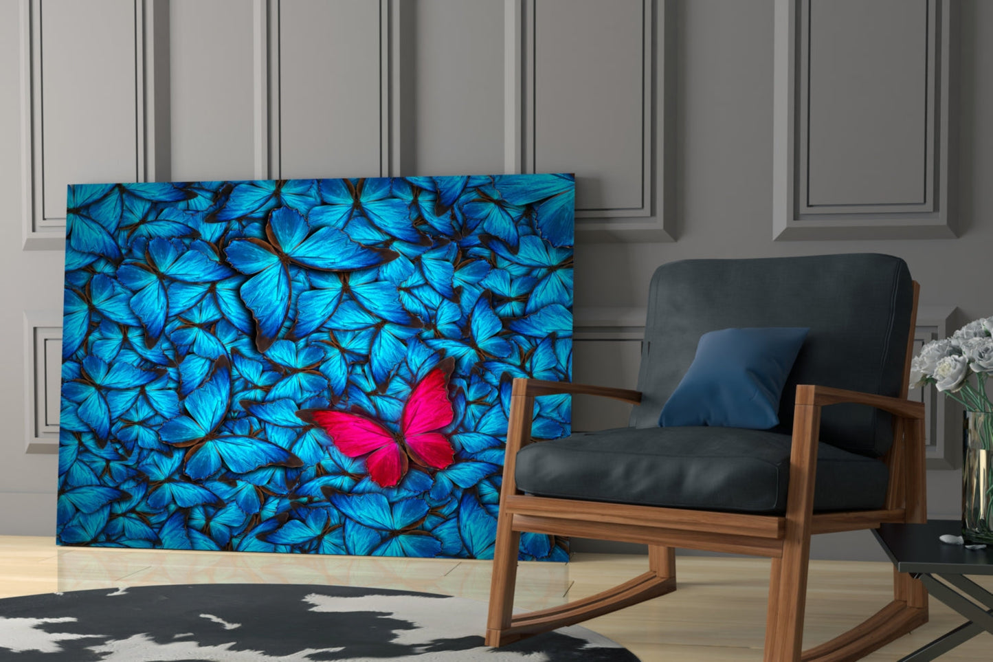 Insigneart USA Insigneart USA Butterfly Glass Wall Art