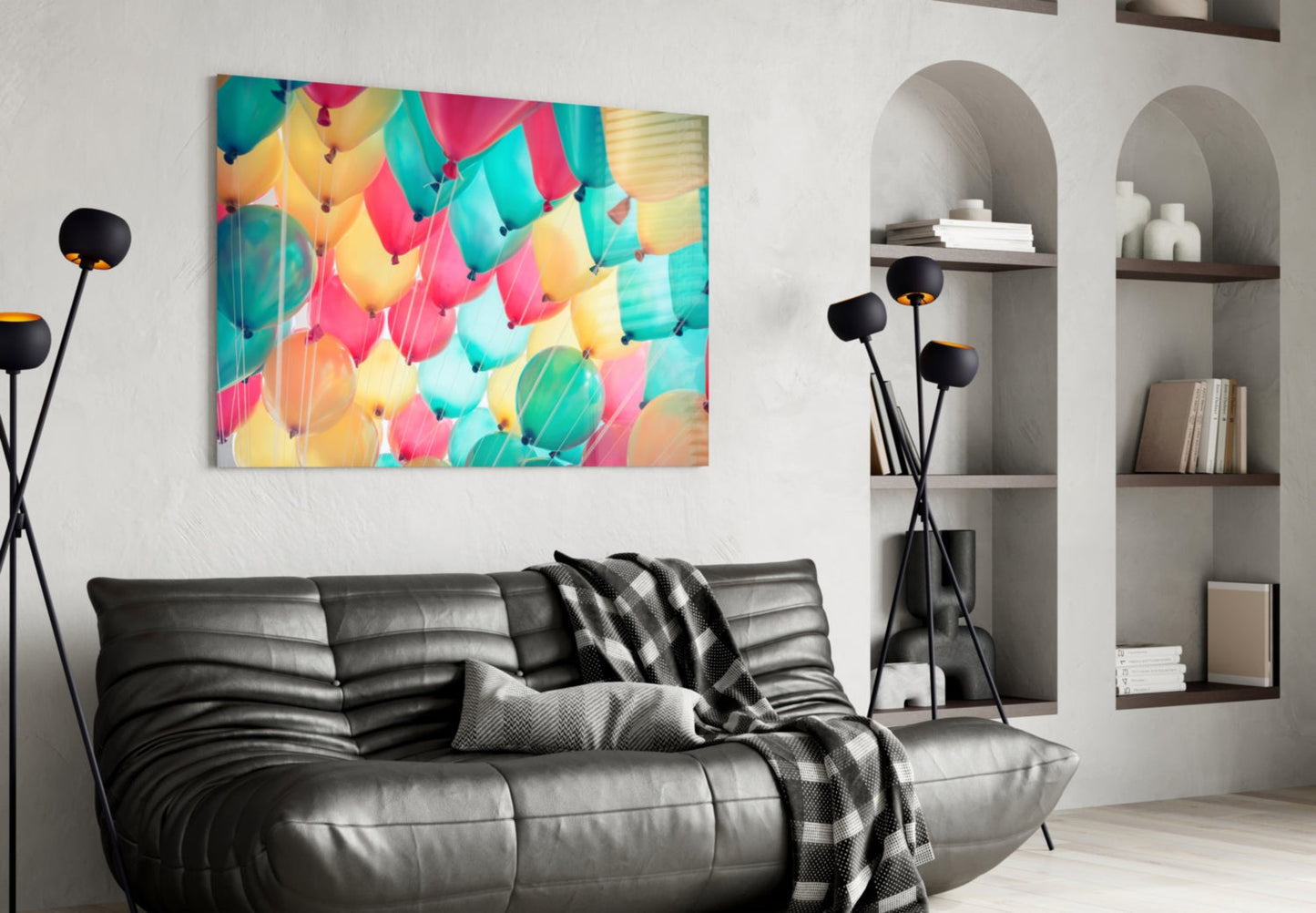 Insigneart USA Insigneart USA Balloons Glass Wall Art