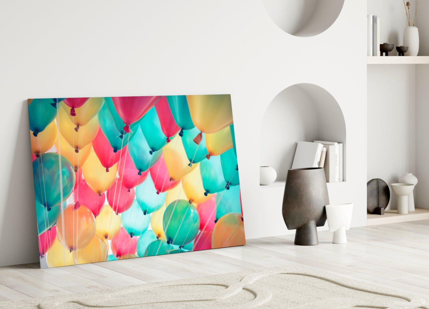 Insigneart USA Insigneart USA Balloons Glass Wall Art