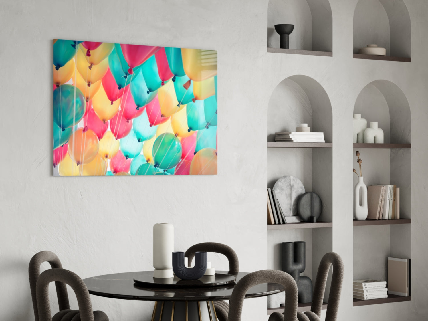 Insigneart USA Insigneart USA Balloons Glass Wall Art