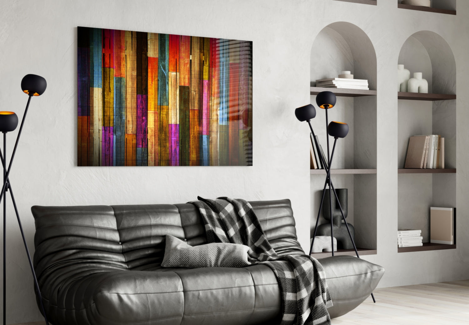Insigneart USA Insigneart USA Painted Wood Glass Wall Art