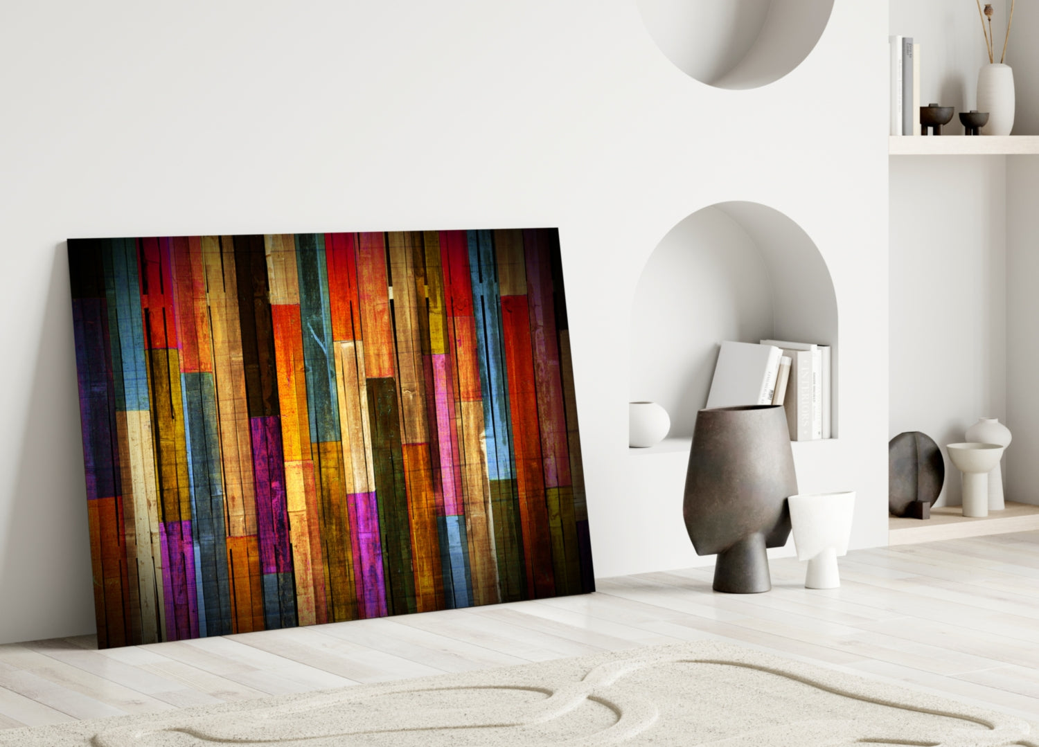 Insigneart USA Insigneart USA Painted Wood Glass Wall Art