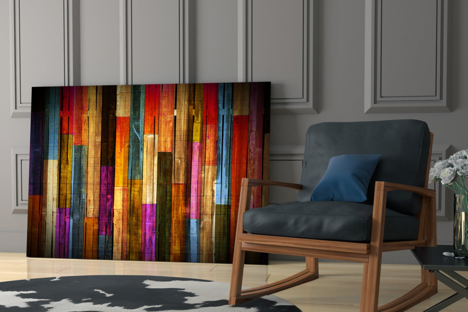 Insigneart USA Insigneart USA Painted Wood Glass Wall Art