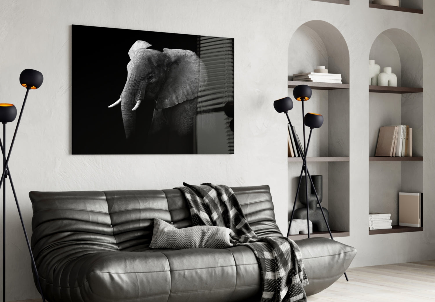 Insigneart USA Insigneart USA Elephant Glass Wall Art