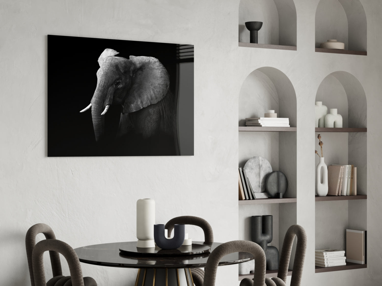Insigneart USA Insigneart USA Elephant Glass Wall Art