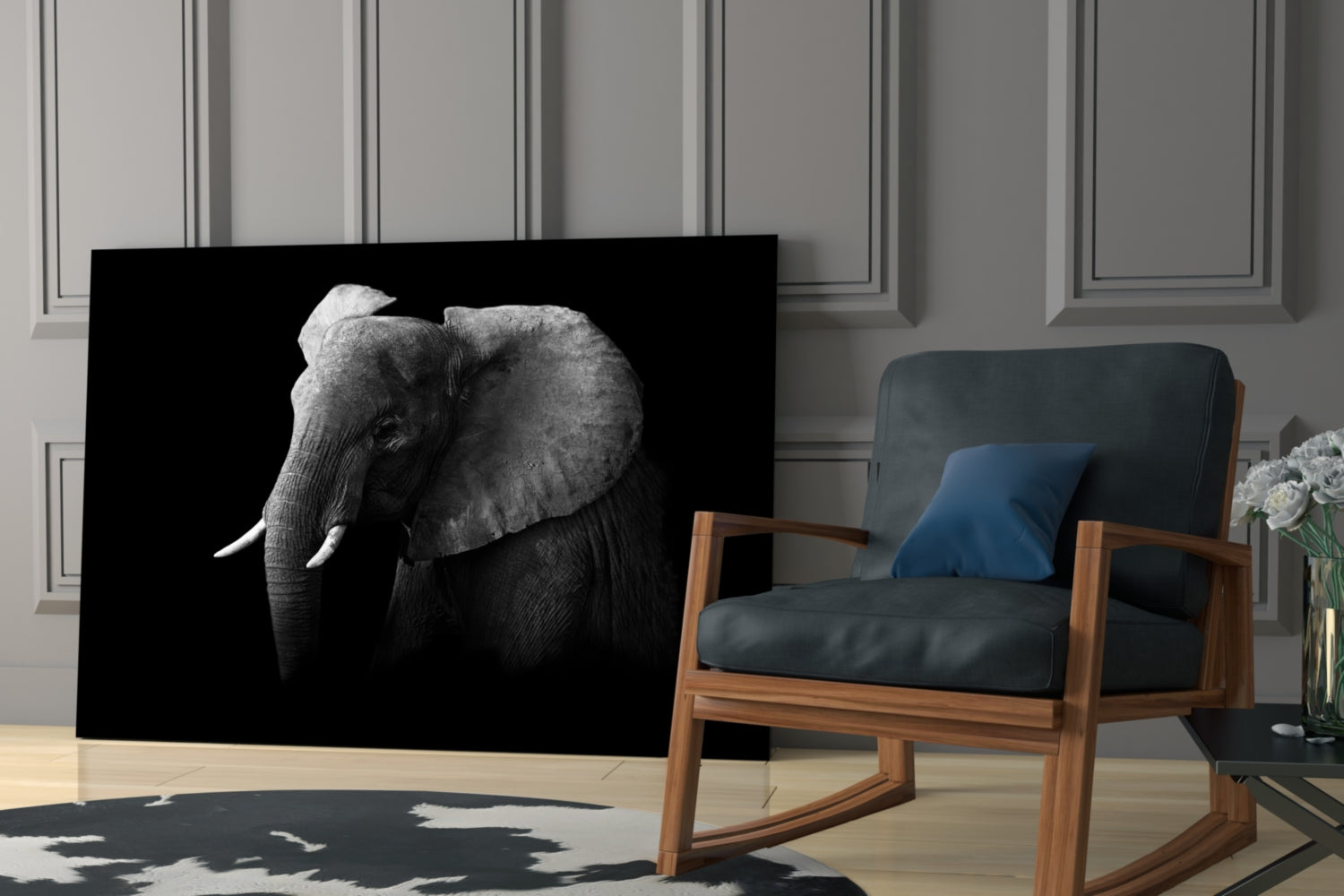 Insigneart USA Insigneart USA Elephant Glass Wall Art