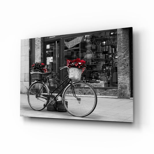 Insigneart USA Insigneart USA Bicycle Glass Wall Art