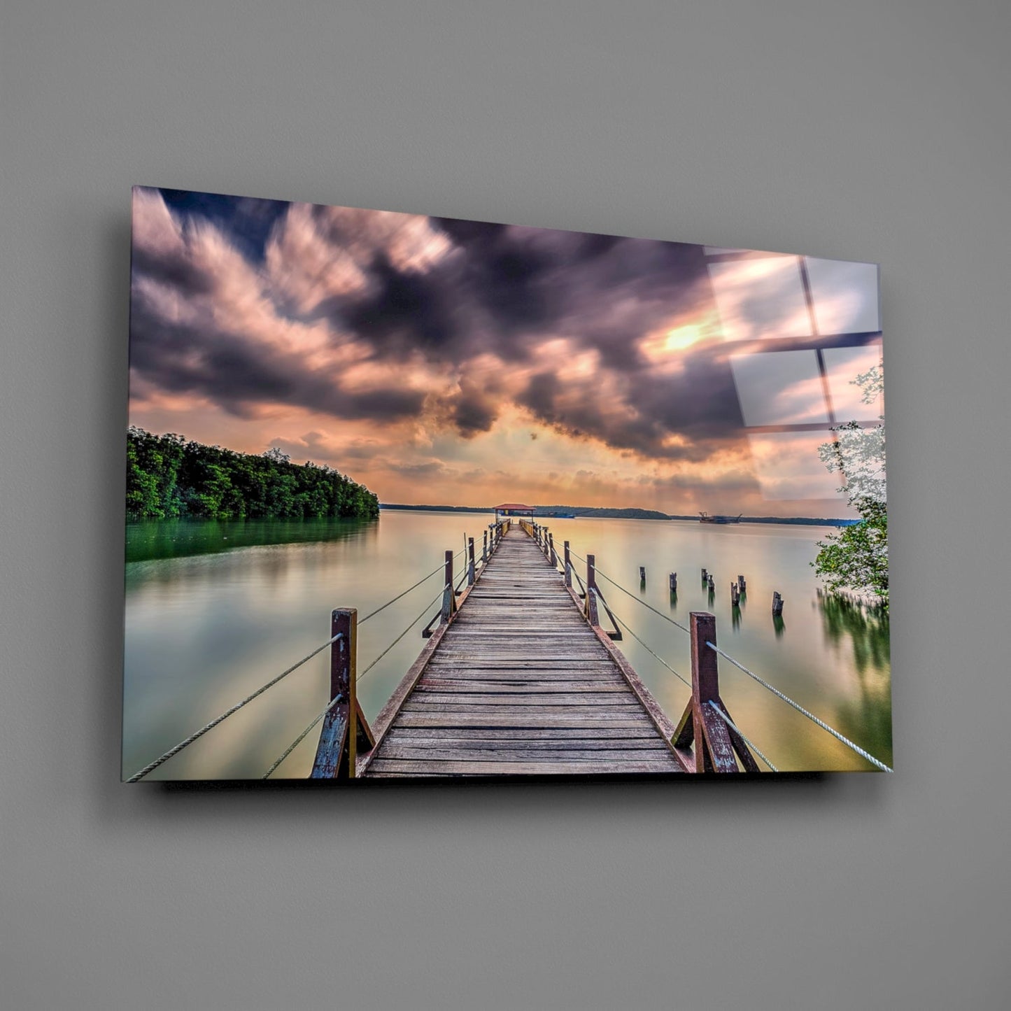 Insigneart USA Insigneart USA Dock Glass Wall Art