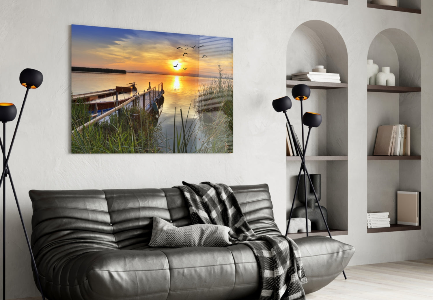 Insigneart USA Insigneart USA Sunset Glass Wall Art