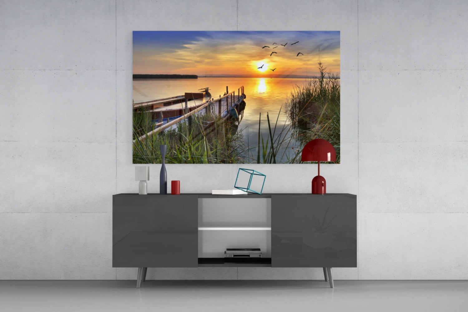 Insigneart USA Insigneart USA Sunset Glass Wall Art