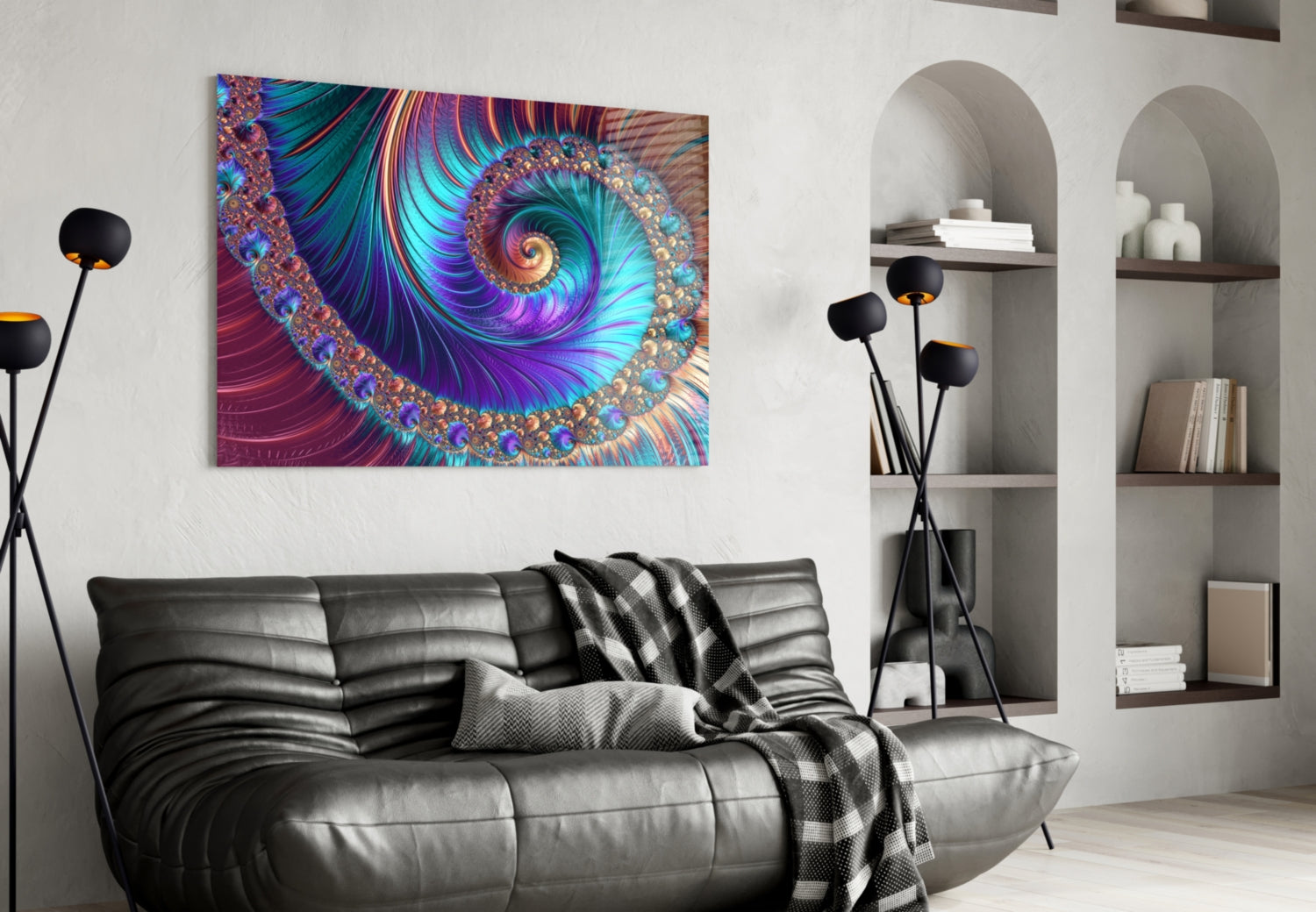Insigneart USA Insigneart USA Abstract 2 Glass Wall Arts