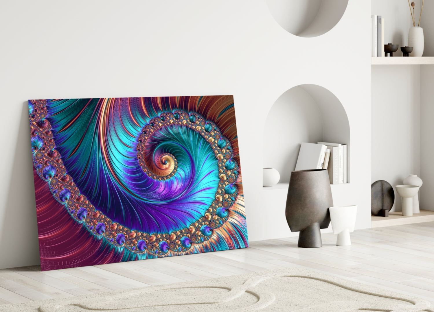 Insigneart USA Insigneart USA Abstract 2 Glass Wall Arts