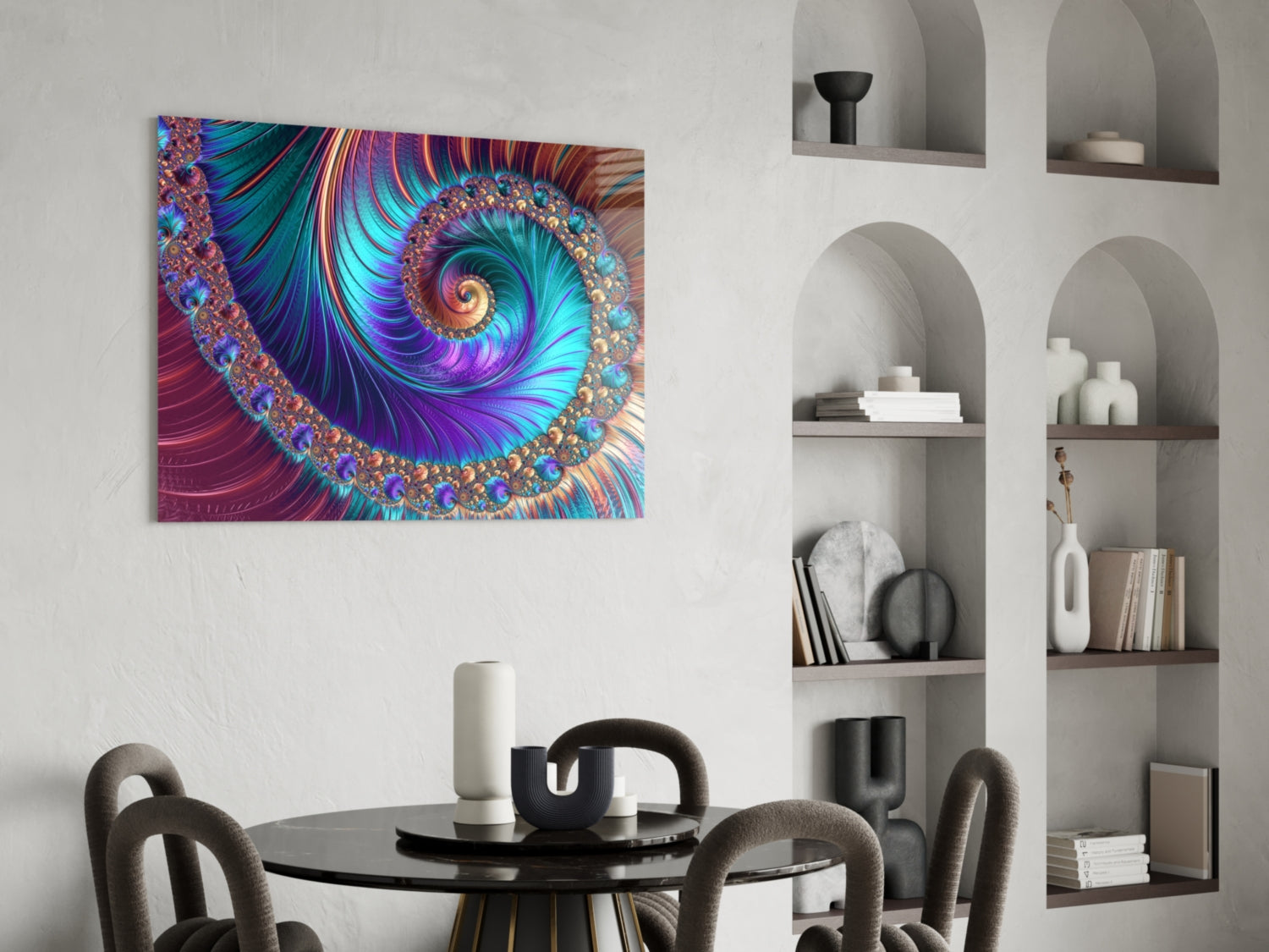 Insigneart USA Insigneart USA Abstract 2 Glass Wall Arts