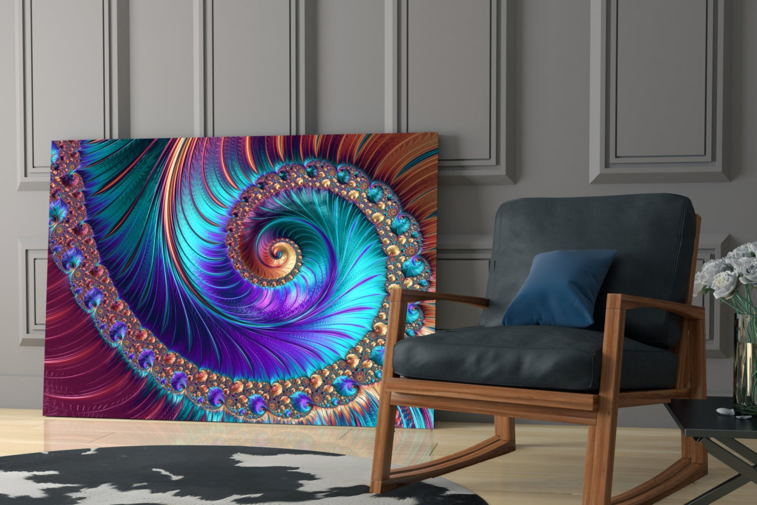 Insigneart USA Insigneart USA Abstract 2 Glass Wall Arts