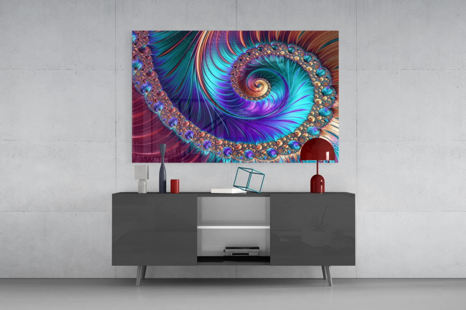 Insigneart USA Insigneart USA Abstract 2 Glass Wall Arts