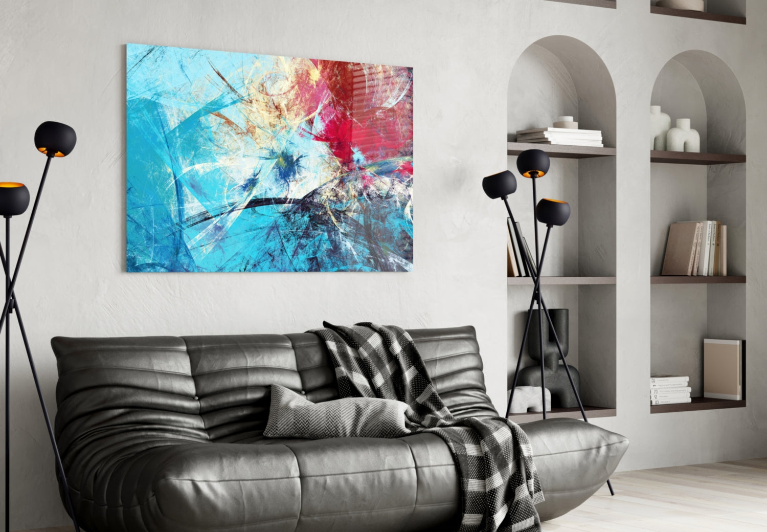 Insigneart USA Insigneart USA Abstract 4 Glass Wall Arts