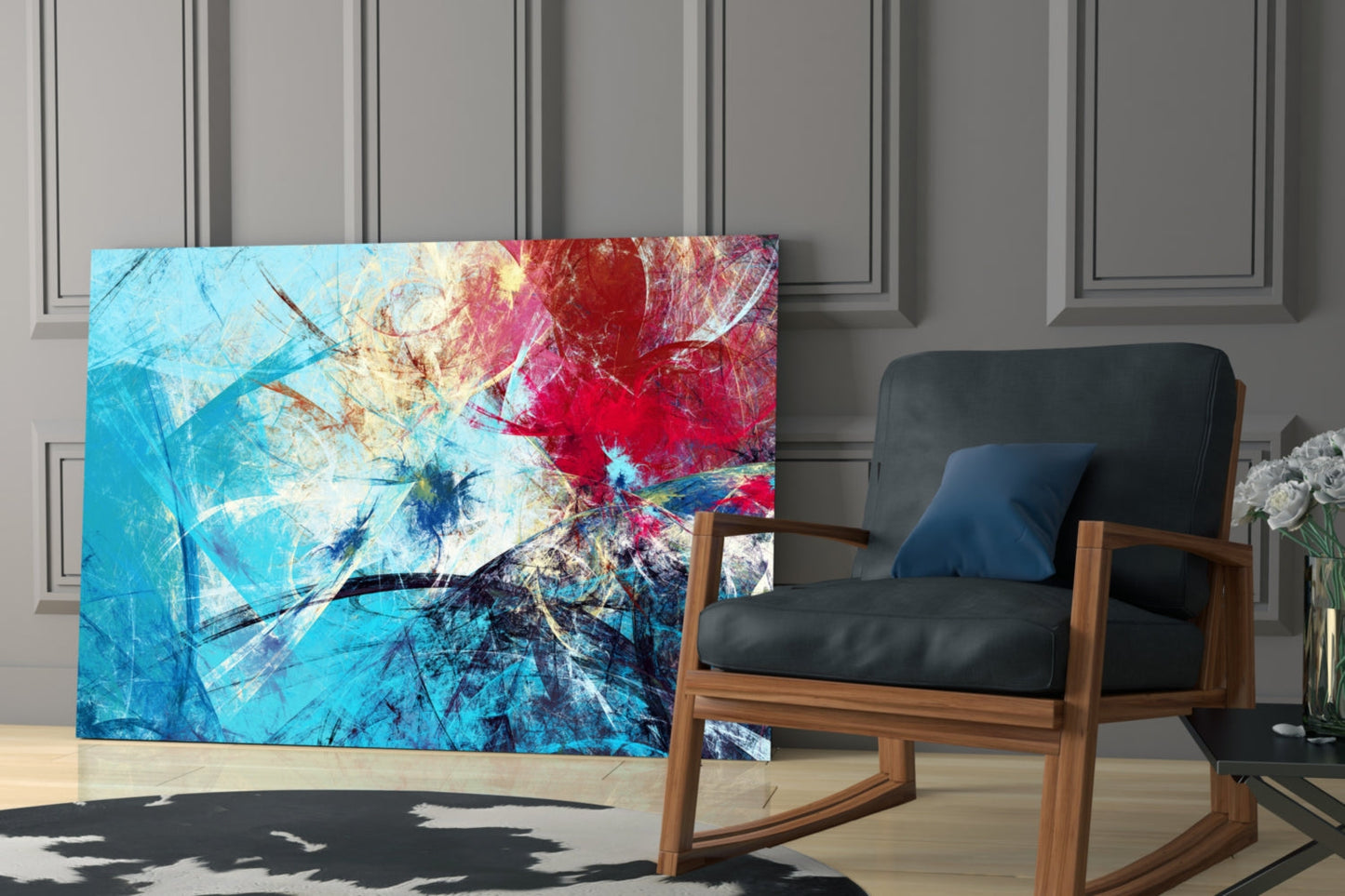 Insigneart USA Insigneart USA Abstract 4 Glass Wall Arts
