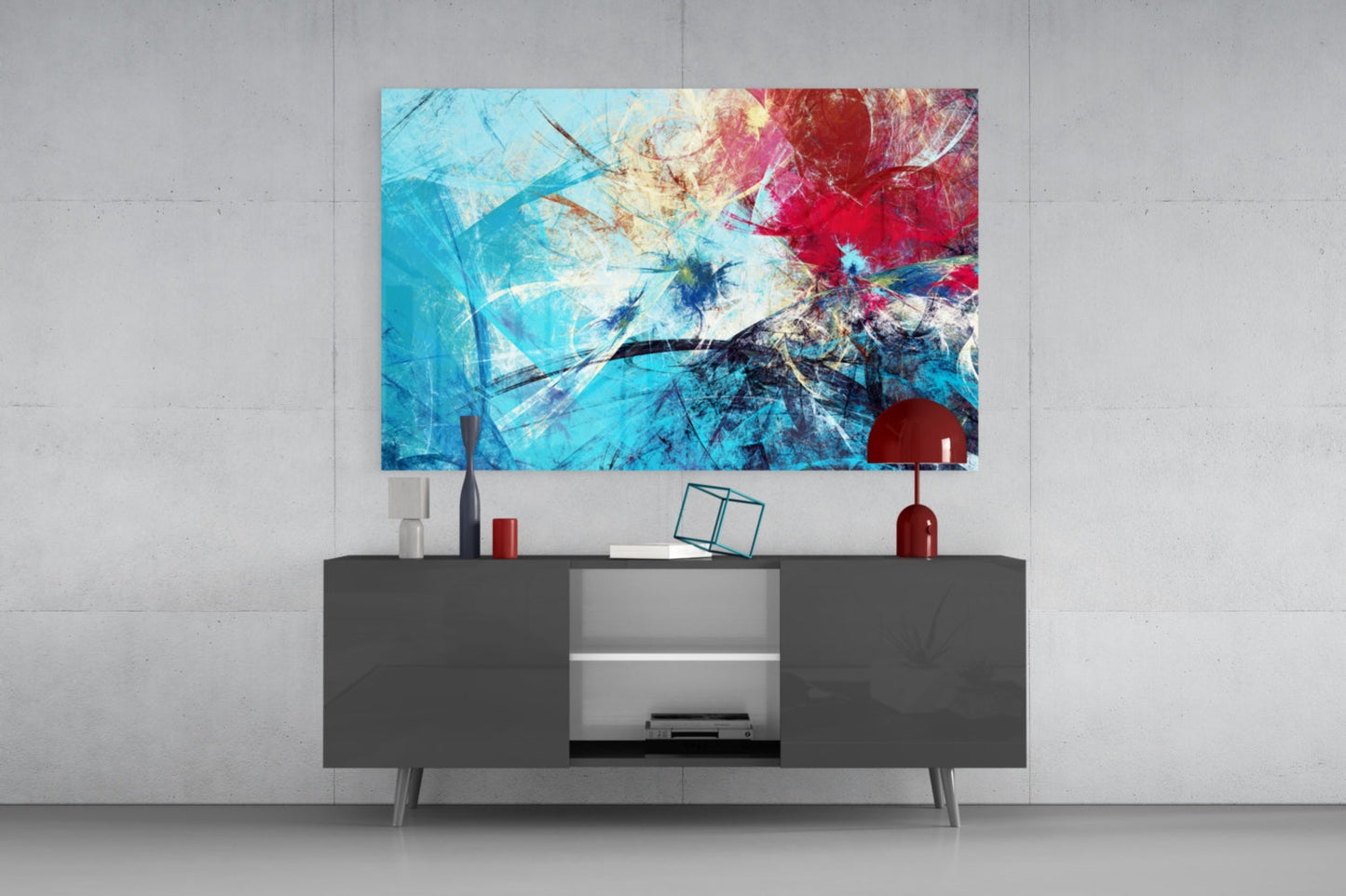 Insigneart USA Insigneart USA Abstract 4 Glass Wall Arts