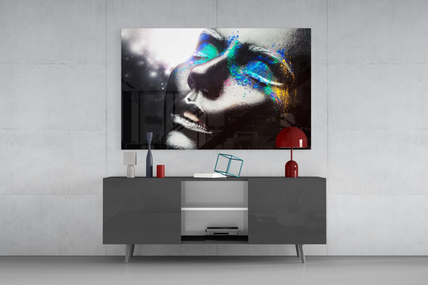 Insigneart USA Insigneart USA Female Portrait 10 Glass Wall Arts