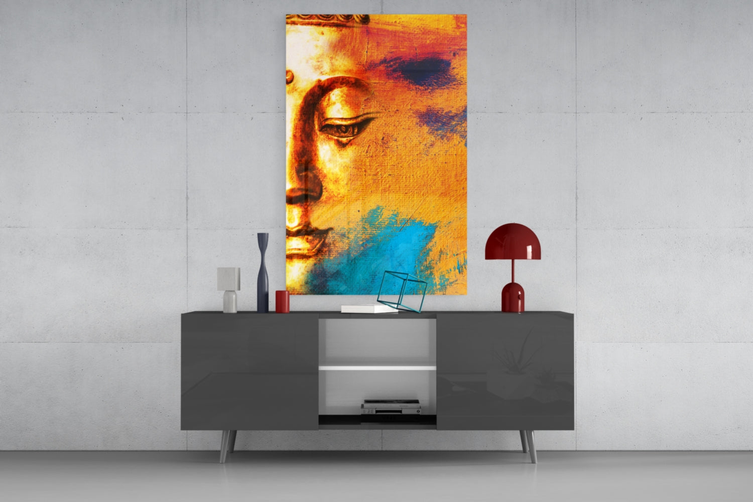 Insigneart USA Insigneart USA Buddha Portrait Glass Wall Art