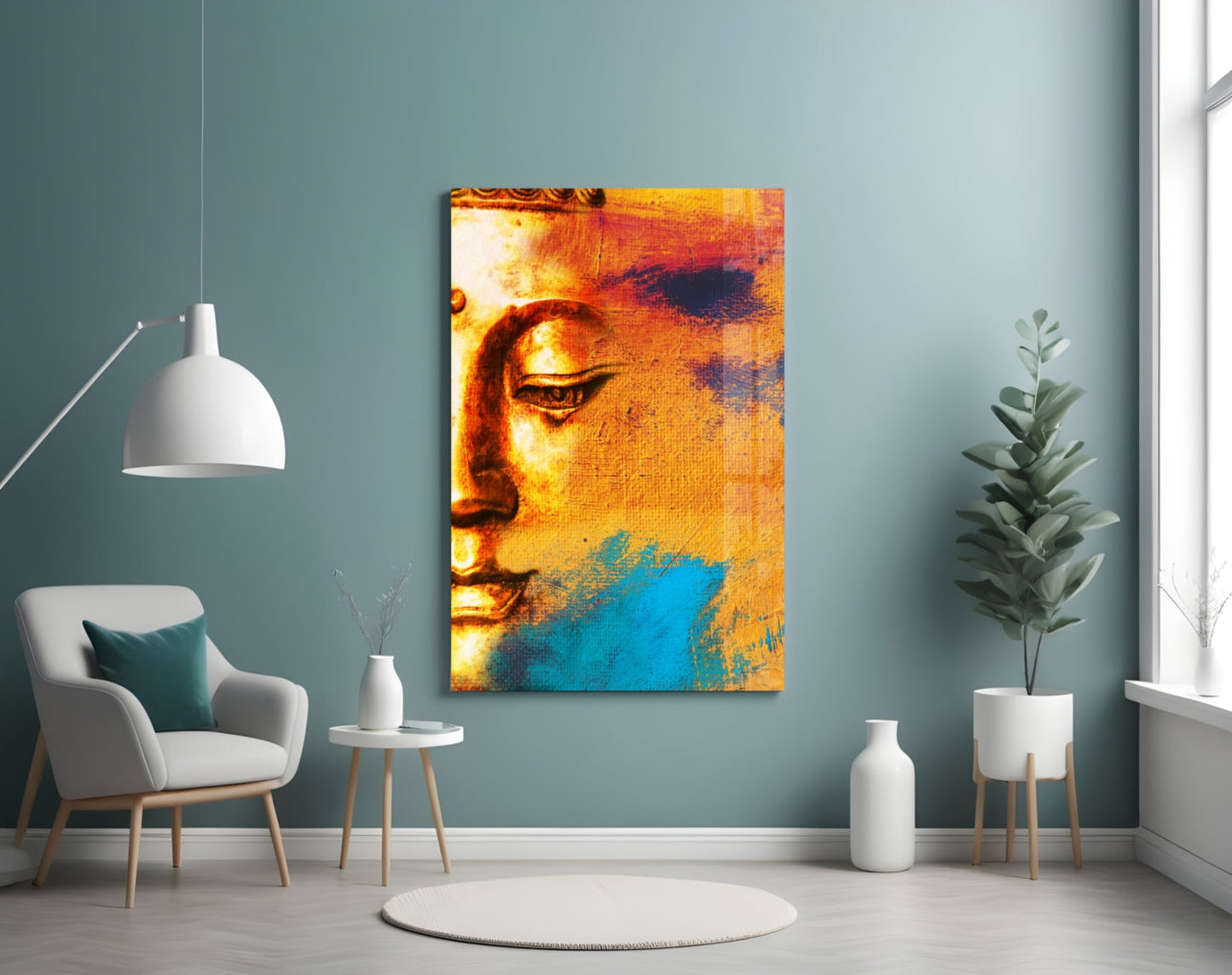 Insigneart USA Insigneart USA Buddha Portrait Glass Wall Art