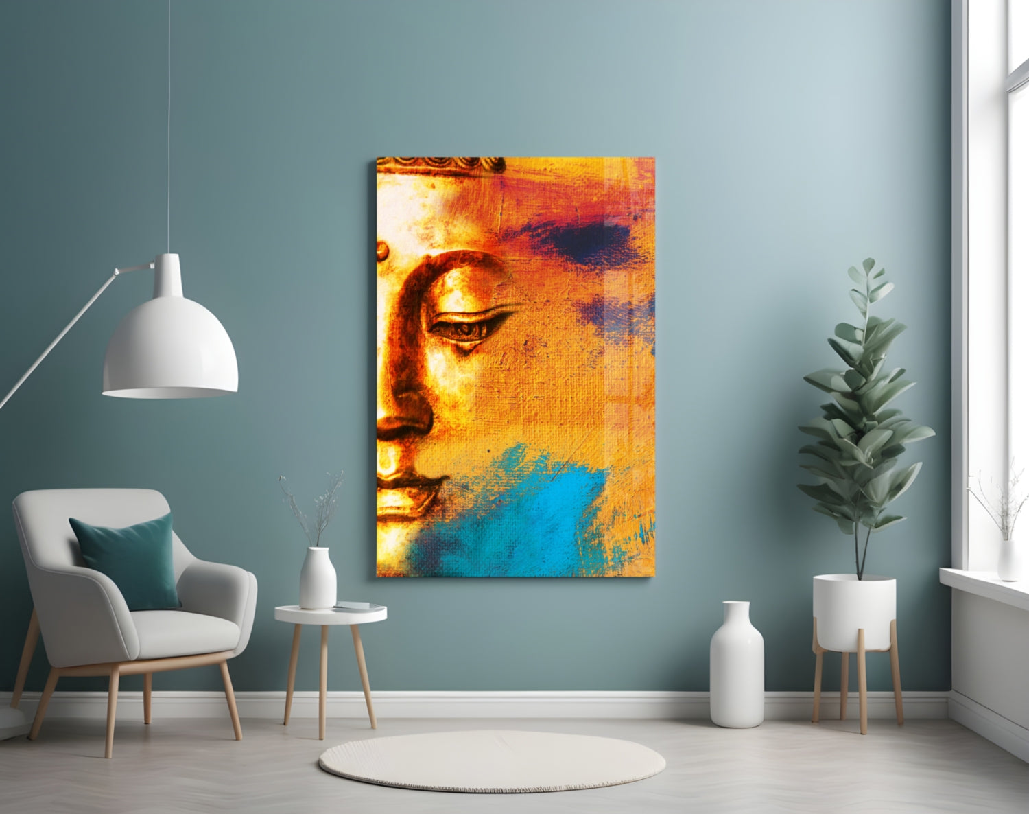 Insigneart USA Insigneart USA Buddha Portrait Glass Wall Art