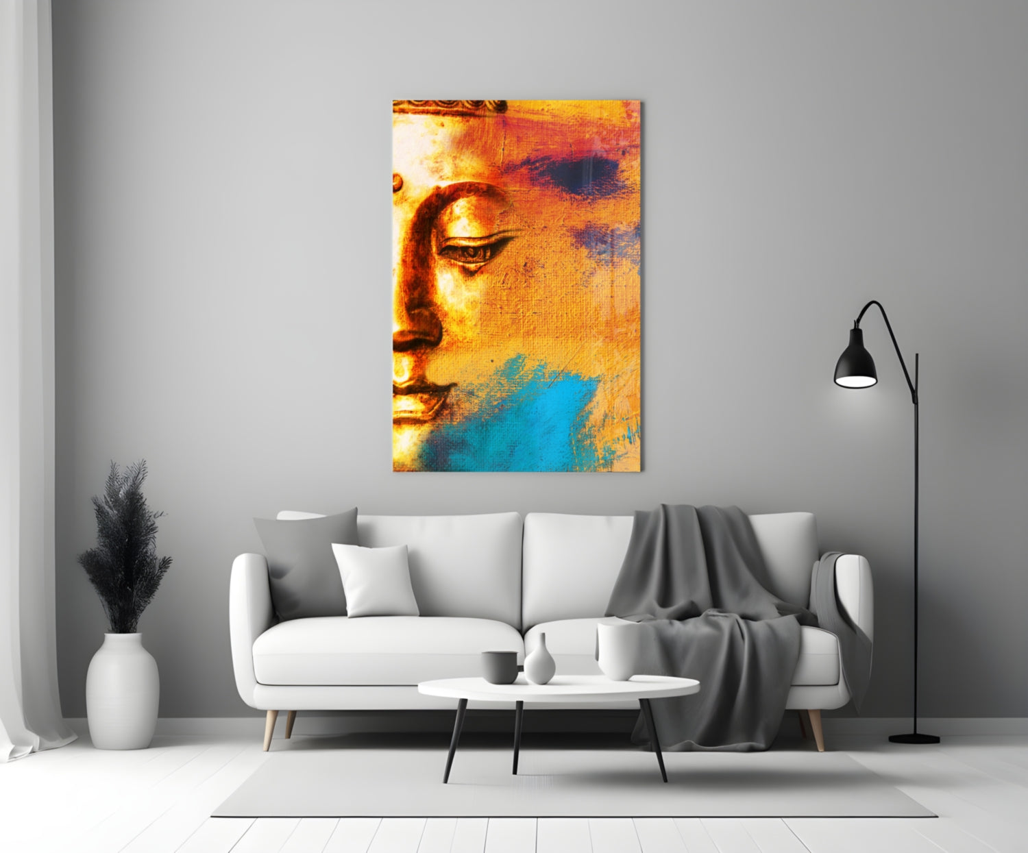 Insigneart USA Insigneart USA Buddha Portrait Glass Wall Art